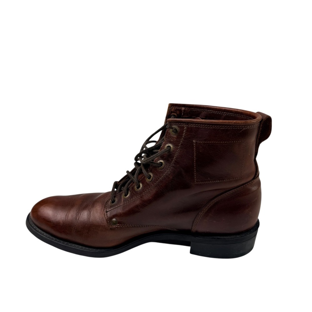 Avirex USA Men's Leather Lace Up Combat Boots Brown Size 10.5 D VTG Military - Picture 5 of 12